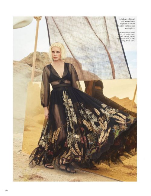 Amber Valletta Stars in Vogue Magazine, UK April 2021 4