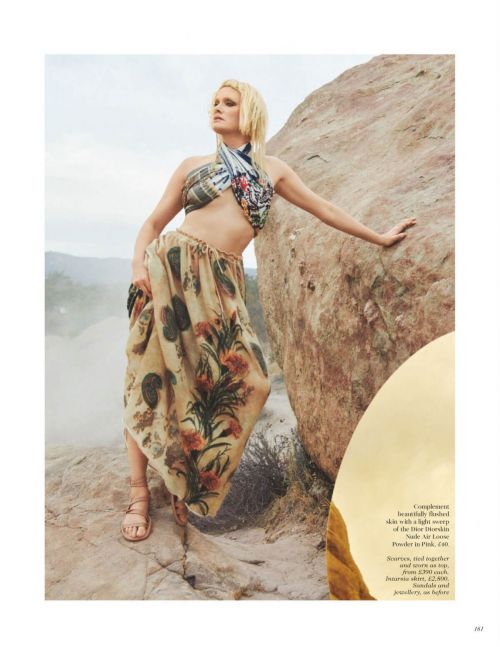 Amber Valletta Stars in Vogue Magazine, UK April 2021 2