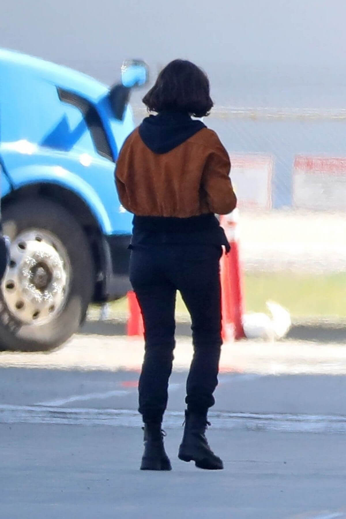 Ana de Armas Spotted on the Set of The Gray Man in Los Angeles 03/24/2021