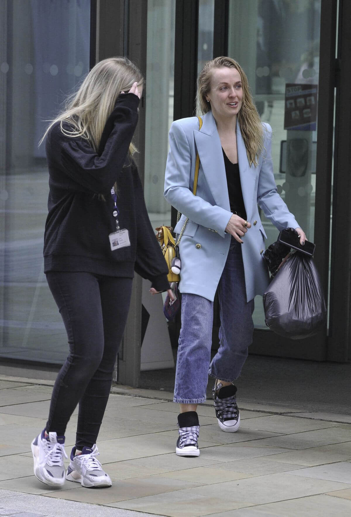 Angela Egan Seen Leaving Saturday Mashup in Manchester 20/03/2021