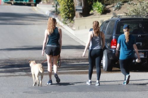 Anna Osceola Steps Out Hiking in Los Feliz 03/22/2021 1