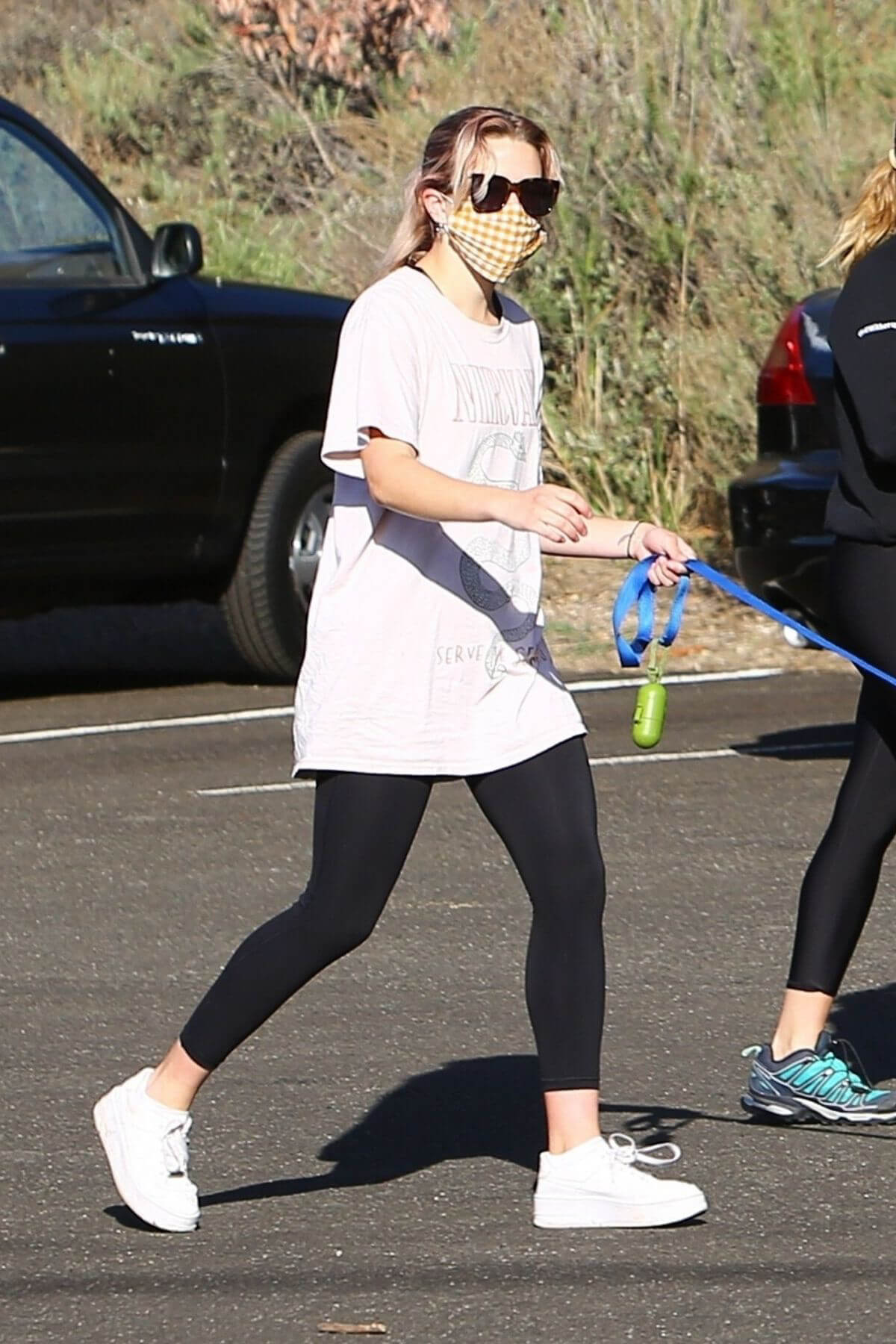 Ava Elizabeth Phillippe Steps Out Hiking with Her Dog in Brentwood 03/19/2021