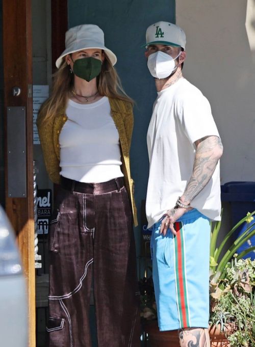 Behati Prinsloo and Adam Levine Day Out in Montecito 03/21/2021 4