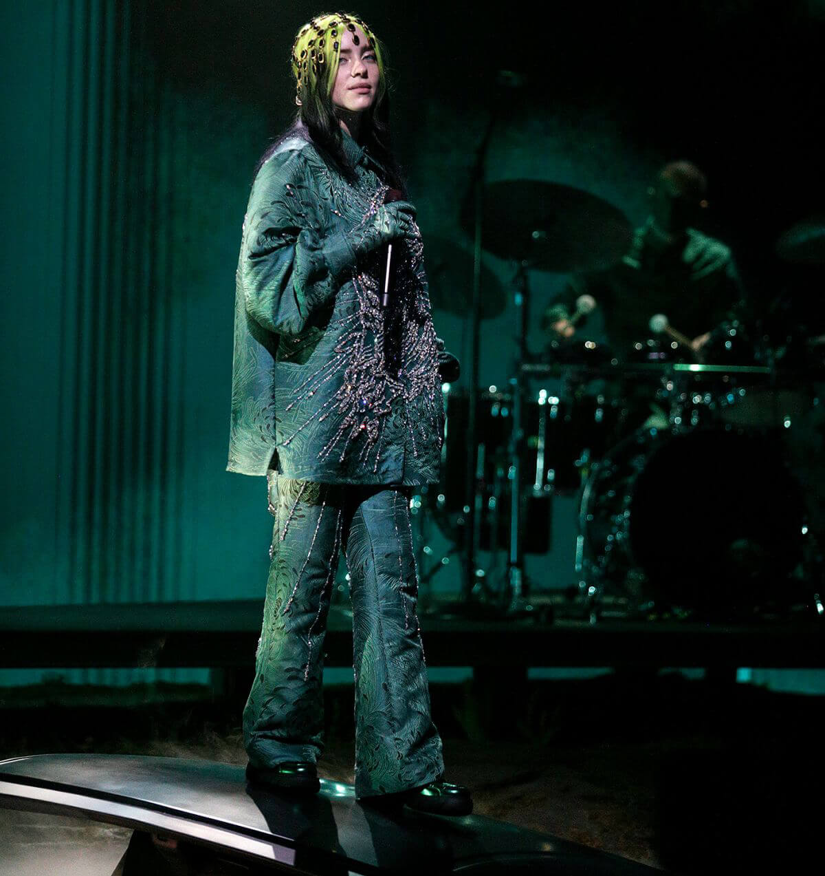Billie Eilish attends 2021 Grammy Awards in Los Angeles 03/14/2021