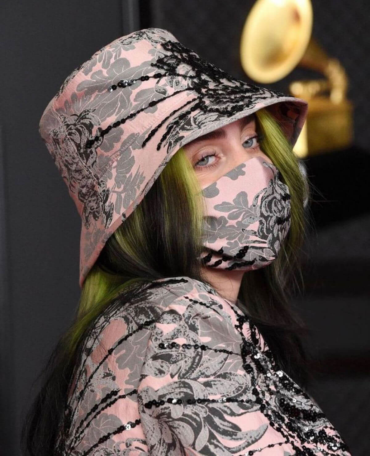 Billie Eilish attends 2021 Grammy Awards in Los Angeles 03/14/2021 1