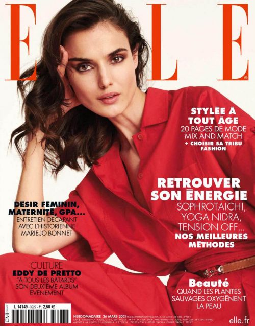 Blanca Padilla On The Cover Page Of Elle Magazine, France March 2021