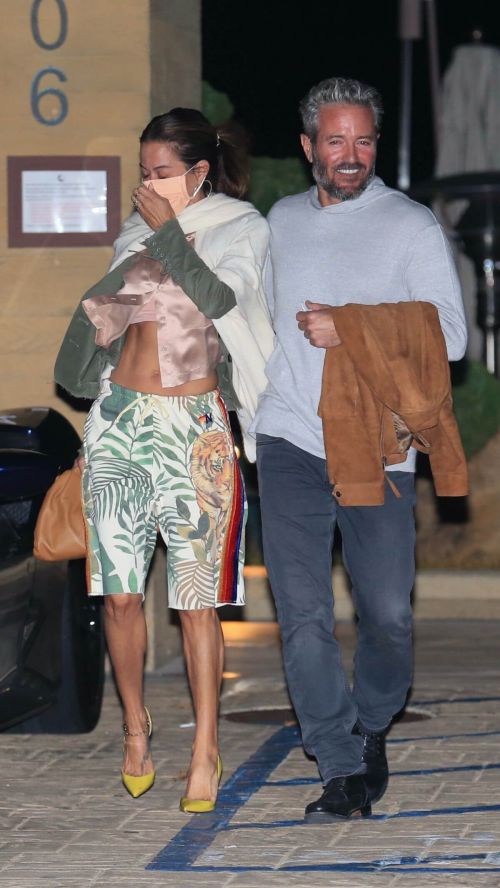 Brooke Burke and Scott Rigsby Night Out for Dinner in Malibu 03/21/2021 6