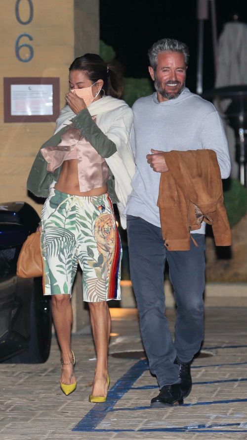 Brooke Burke and Scott Rigsby Night Out for Dinner in Malibu 03/21/2021 4