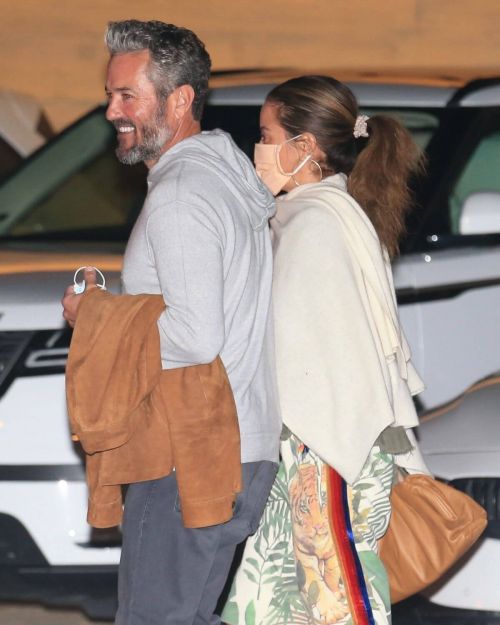 Brooke Burke and Scott Rigsby Night Out for Dinner in Malibu 03/21/2021 3