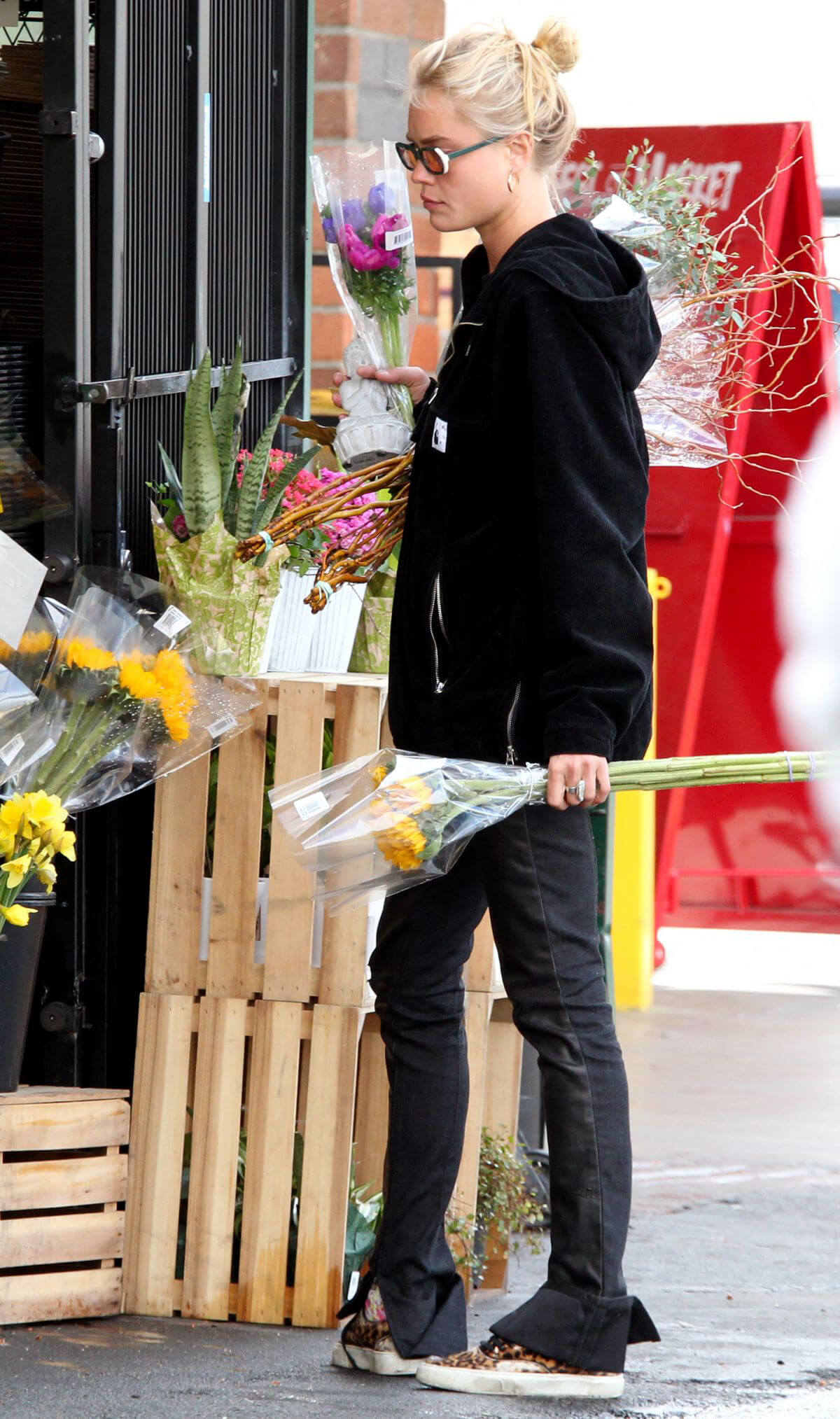 Brooke Perry Day Out for Buying Flowers in West Hollywood 03/10/2021