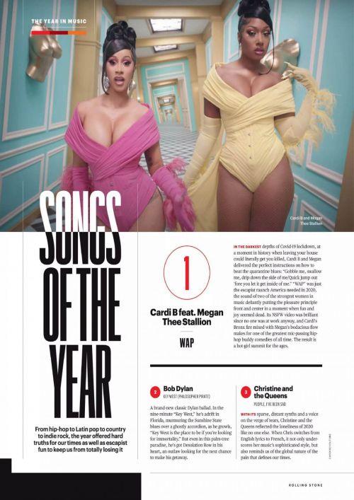 Cardi B and Megan Thee Stallion Covers Rolling Stone Magazine, January 2021 1