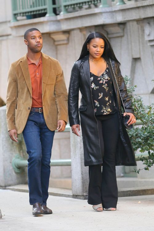 Chante Adams Steps Out in New York 03/25/2021 5