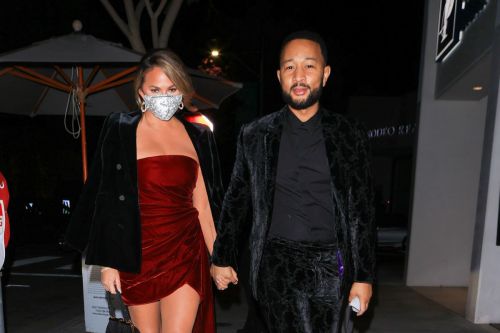 Chrissy Teigen and John Legend at Grammy After Party in Los Angeles 03/14/2021 3