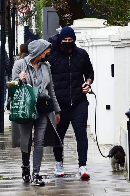 Christine and Frank Lampard Day Out with Their Dog in London 03/25/2021 2