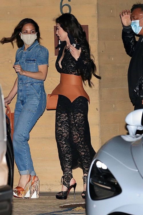 Christine Chiu is Leaving Nobu in Malibu 03/21/2021 2