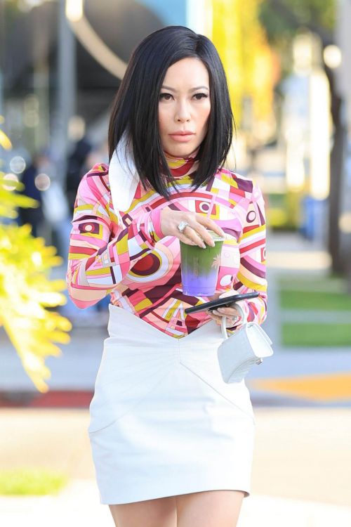 Christine Chiu  Seen at Cha Cha Matcha in West Hollywood 03/10/2021 6