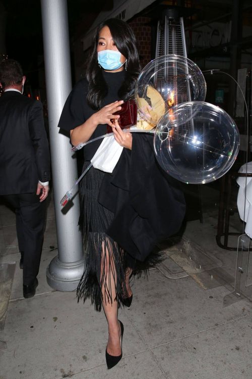 Crystal Kung Minkoff Seen While Leaving Kathy Hilton