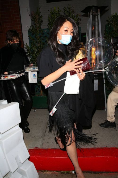 Crystal Kung Minkoff Seen While Leaving Kathy Hilton