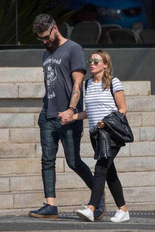 Dannii Minogue and Adrian Newman Day Out in Melbourne 03/22/2021 4
