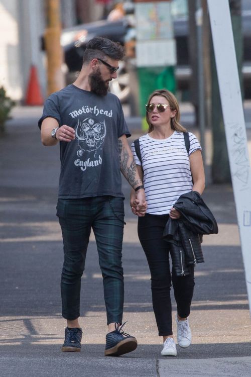 Dannii Minogue and Adrian Newman Day Out in Melbourne 03/22/2021 5