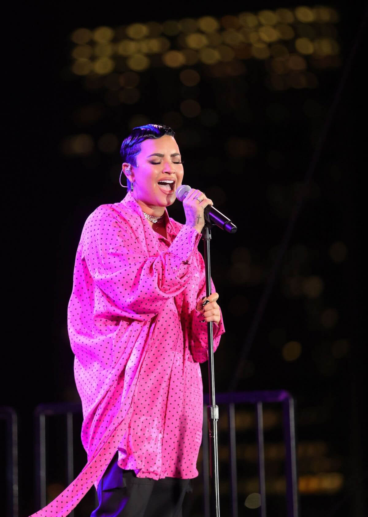 Demi Lovato Performance at Premiere of Her New Youtube Docuseries in Beverly Hills 03/22/2021