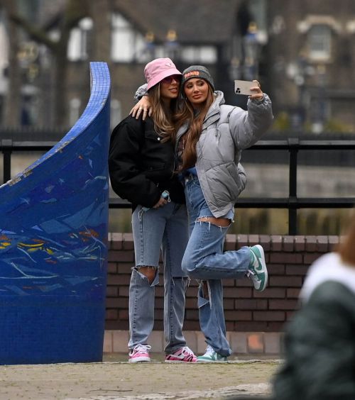 Demi Sims and Francesca Farago Day Out in London 03/24/2021 10