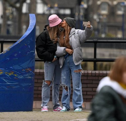 Demi Sims and Francesca Farago Day Out in London 03/24/2021 11
