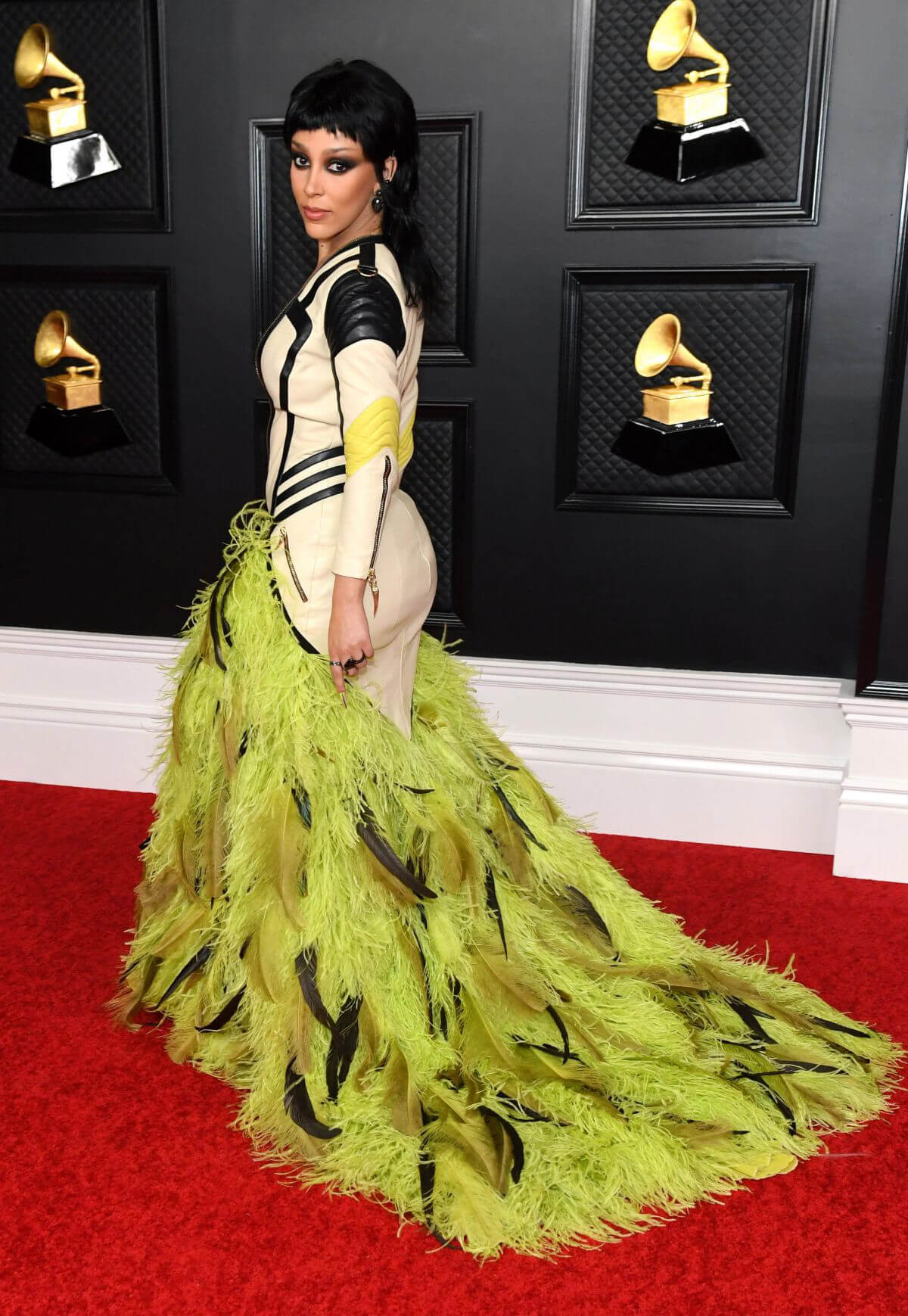 Doja Cat attends 2021 Grammy Awards in Los Angeles 03/14/2021