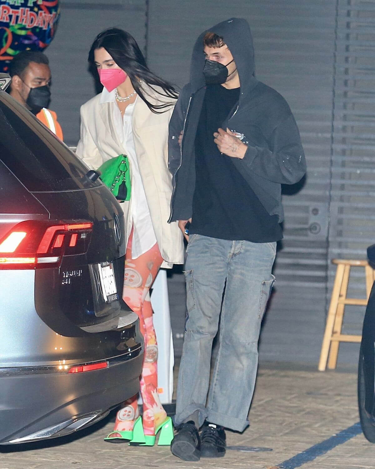 Dua Lipa and Anwar Hadid Spotted at Nobu in Malibu 03/21/2021