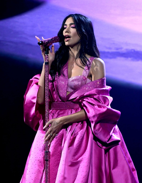 Dua Lipa Performs at 2021 Grammy Awards in Los Angeles 03/14/2021 11