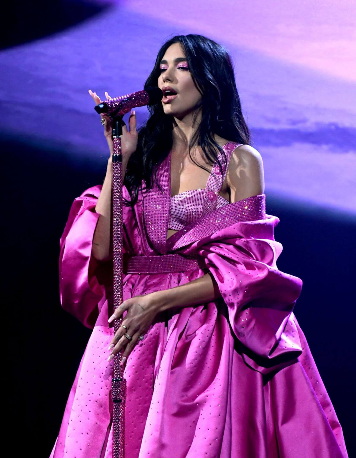 Dua Lipa Performs at 2021 Grammy Awards in Los Angeles 03/14/2021