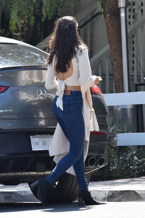 Eiza Gonzalez in Backless Cream Top Spotted at San Vicente Bungalows in West Hollywood 03/13/2021 3