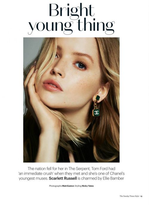 Ellie Bamber Photoshoot for The Sunday Times Style Magazine, March 2021 4