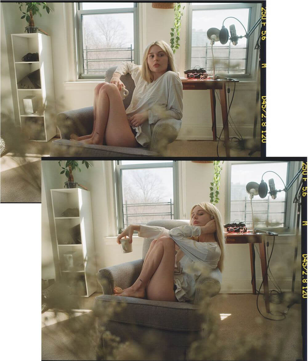 Emily Alyn Lind Photoshoot for Harper's Bazaar Magazine, March 2021