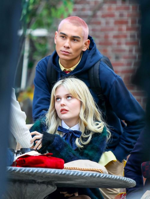 Emily Alyn Lind Seen on the Set of 