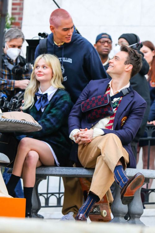 Emily Alyn Lind Seen on the Set of 