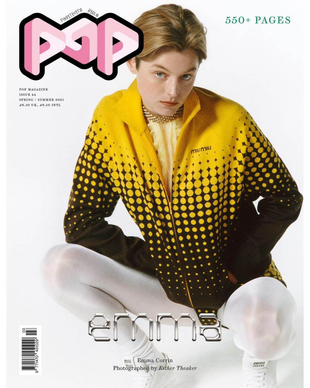 Emma Corrin Covers Pop Magazine, Spring 2021