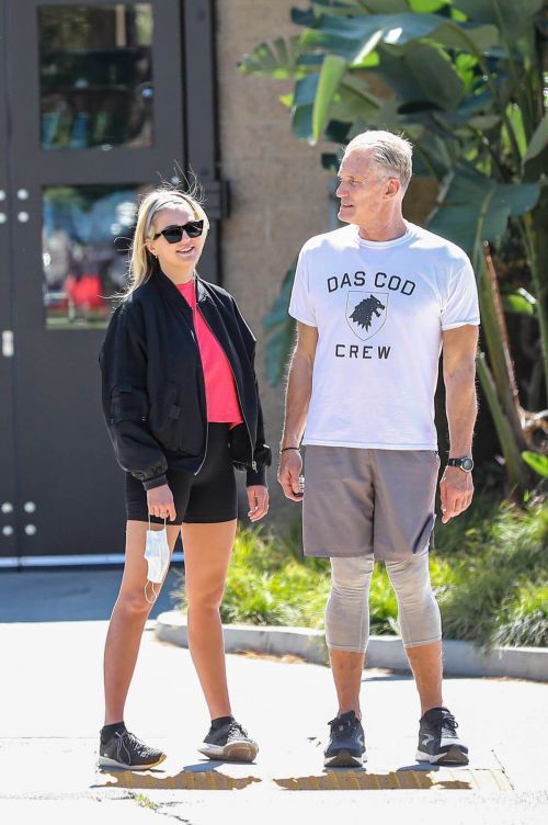 Emma Krokdal and Dolph Lundgren Day Out in Beverly Hills 03/24/2021 2