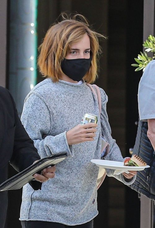 Emma Watson with Her Boy Friend Leaves a Tailor in Beverly Hills 03/10/2021