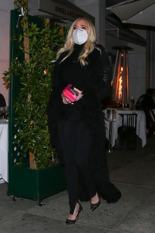 Erika Jayne Seen at Kathy Hilton