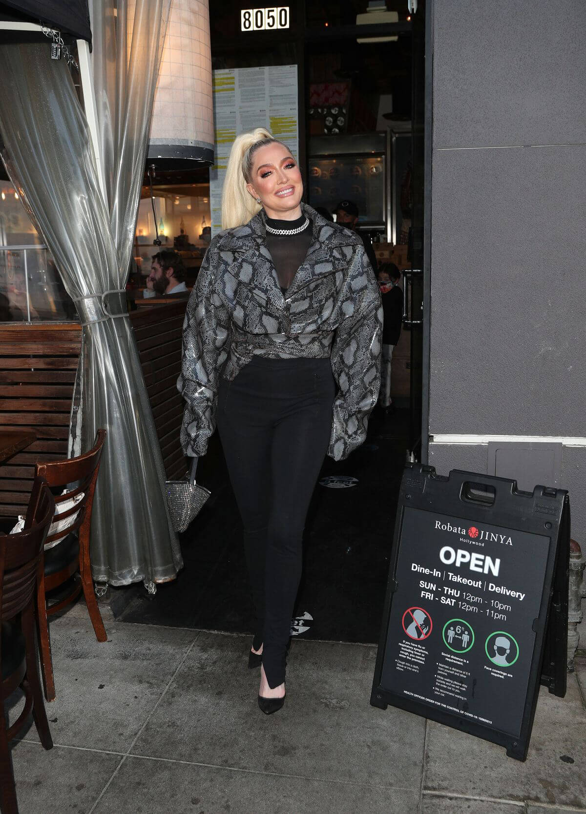 Erika Jayne Seen at Ribata JINYA in Los Angeles 03/22/2021