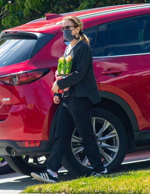 Felicity Huffman Arrived at a Friend