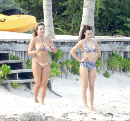 Francesca Aiello Enjoys in Bikini at a Beach in Tulum 03/14/2021 9