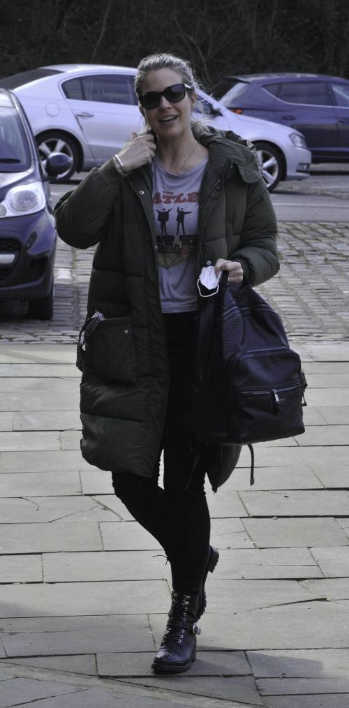 Gemma Atkinson is Seen Arriving at Hits Radio in Manchester 03/22/2021 4