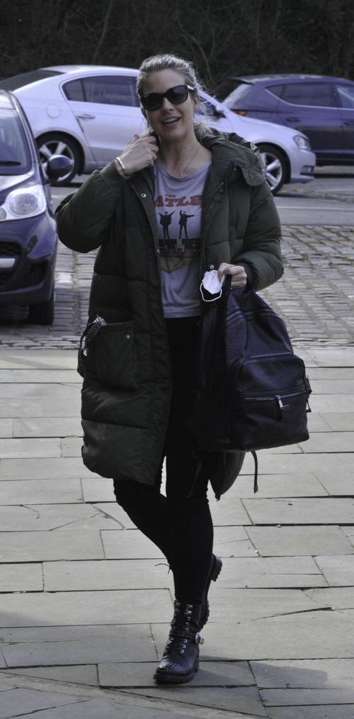Gemma Atkinson is Seen Arriving at Hits Radio in Manchester 03/22/2021 2