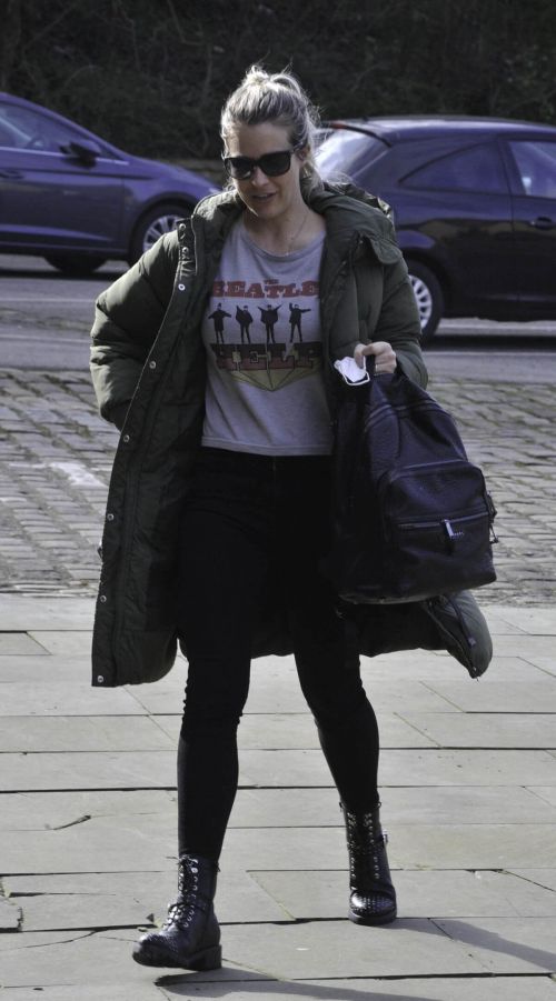 Gemma Atkinson is Seen Arriving at Hits Radio in Manchester 03/22/2021 4