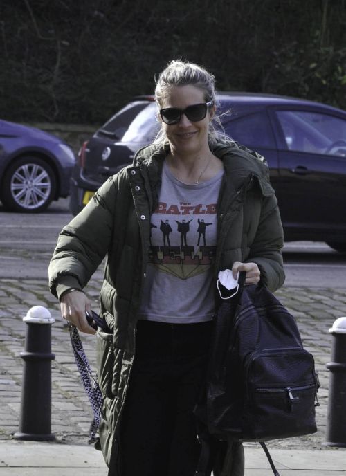 Gemma Atkinson is Seen Arriving at Hits Radio in Manchester 03/22/2021 5