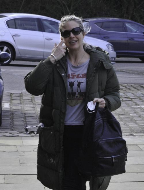 Gemma Atkinson is Seen Arriving at Hits Radio in Manchester 03/22/2021 6