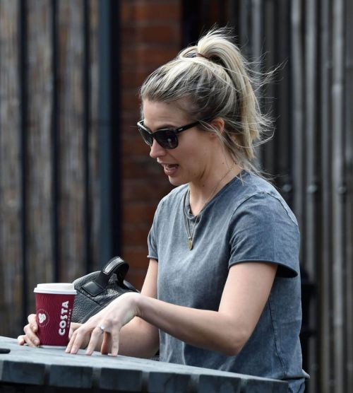 Gemma Atkinson Spotted at Hits Radio in Manchester 03/25/2021 6