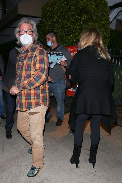 Goldie Hawn and Kurt Russell Step Out at Giorgio Baldi Restaurant in Santa Monica 03/10/2021 4